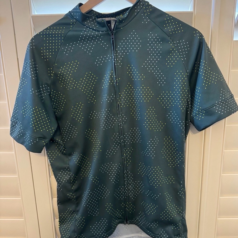 Green and Yellow Cycling Jersey